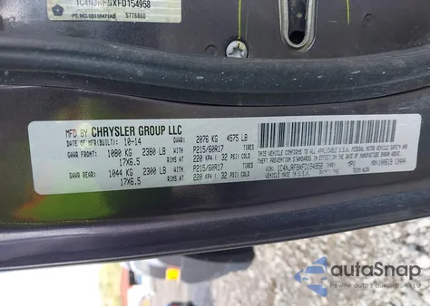 2015 Jeep Patriot High Altitude Edition из США, поврежденный, VIN 1C4NJRFBXFD154958